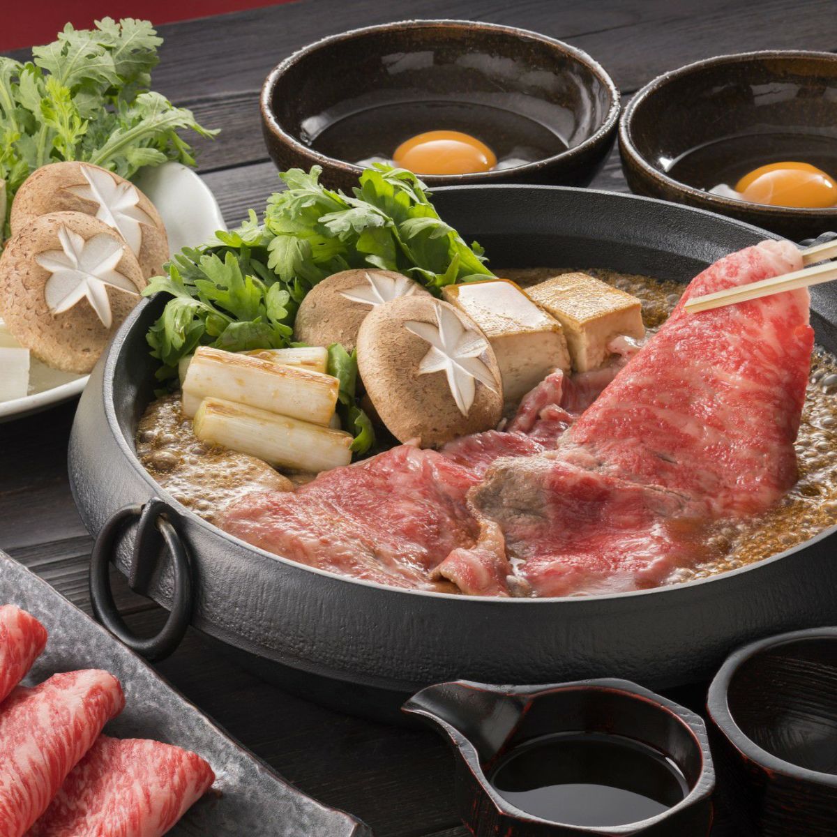 丸大豆しょうゆですき焼き