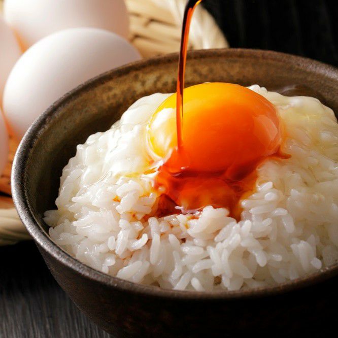 たまごかけご飯に