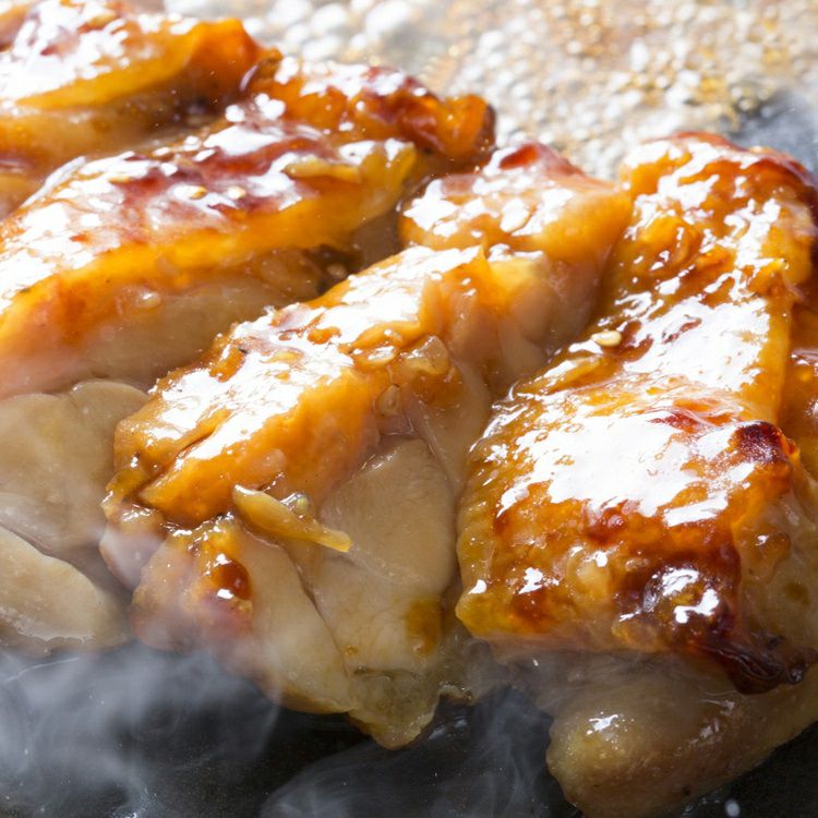 旨酢タレで作る鶏もも肉の照り焼き